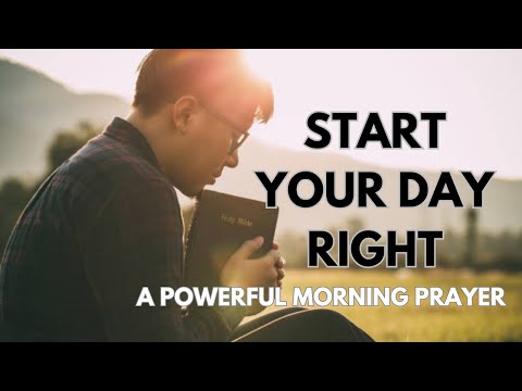 Powerful 4- Minute Life-Changing Prayer To Start Your Day | Christian Motivation #morningprayer