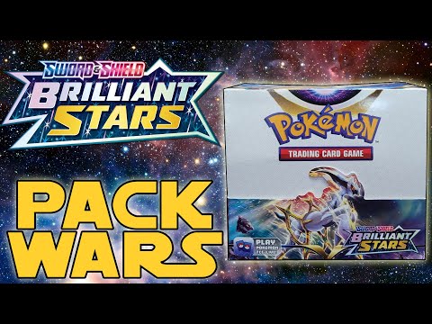 PACK WARS! Pokemon Brilliant Stars Booster Box Opening!