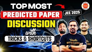 🔥 Top Most Predicted Paper | JEE Mains 2025 | Paper Discussion with Tricks & Shortcuts🎯 | Madhan Sir