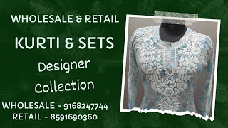 lucknowi chikankari wholesalers | chikan kurti @ 8591690360 | party wear chikankari suit #chikankari