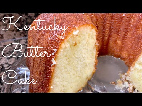 How to Make Kentucky Butter Cake | Trying @divascancook Kentucky Butter Cake Recipe