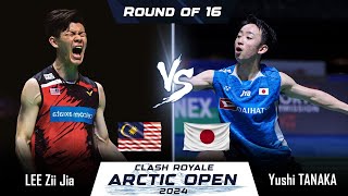 LEE Zii Jia (MAS) vs Yushi TANAKA (JPN) | Arctic Open 2024 Badminton