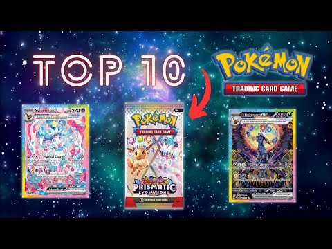 Top 10 Prismatic Evolutions Pokémon Cards 👀 #top10 #prismaticevolutions