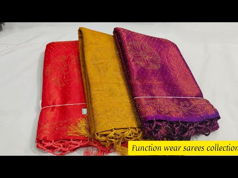 🎉Function Wear sarees collection (16.12.2024) Mixed Sarees  Collections 🥰