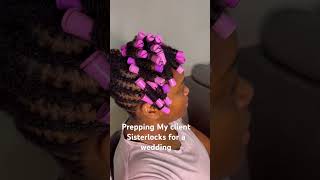 Wedding styles for sisterlocks #sisterlocksjourney #microlocks #sisterlocks #hairstyles #locs