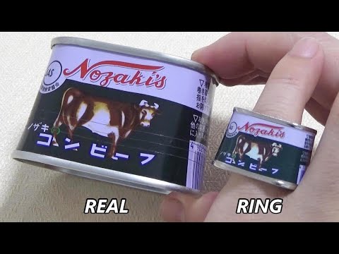 缶詰リング 3 - ノザキのコンビーフ  Canned Food & Replica Ring 3