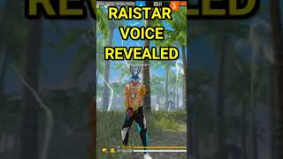 RAISTAR VOICE REVEAL !! 😲😲 || RAISTAR MASS VOICE 💯|| RAILIVE || #shorts #short #trending