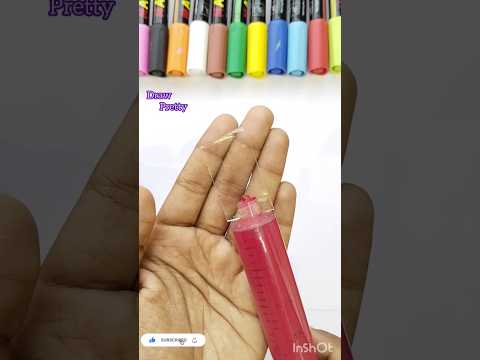 ♥️🔴❤️red water nanotape bubble | subscribe| Draw Pretty #drawpretty ##nanotapebubble #shortsvideo