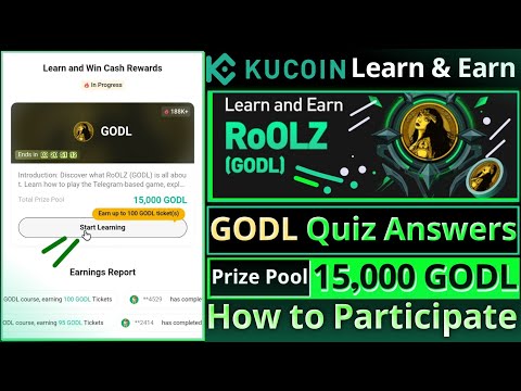 GODL Quiz Answers || KuCoin Learn and Earn || RoOLZ Quiz || New Offer