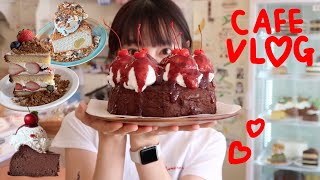 GHIBLI Cake CAFE VLOG ❤︎ korean dessert | cake | cheesecake | Seoul | Baking | Cake Recipes | eating