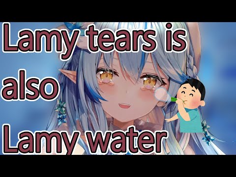 Yukimin wants to see Lamy's crying and then sucks her tears with a straw