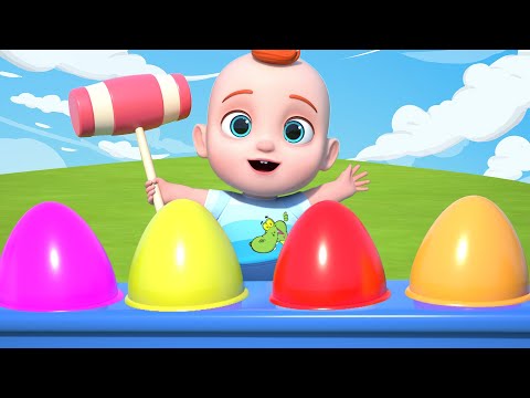 Yes Yes Playground Song | Leo Explores Colorful Surprise Eggs | Leo Kids Songs