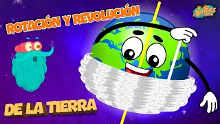 La Rotación Y Revolución De La Tierra | Vídeos Educativos | Ciencia espacial para niños | #learn