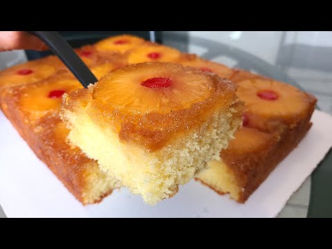 Pineapple Supreme Upside-Down Cake from scratch