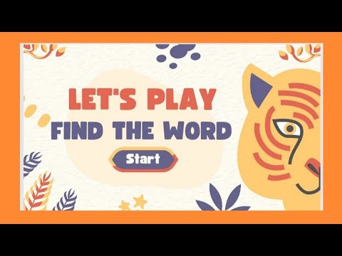 Find the Word Game | Kids Guessing Game |