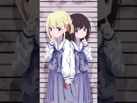 Chisato x Takina [ Lycoris Recoil ] jedag jedug anime #shorts