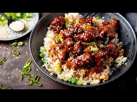 Air Fryer version of one our most popular recipes EVER! | Air Fryer Sesame Chicken 😋