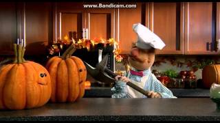 Swedish chef making a pumpkin pie - The Muppets