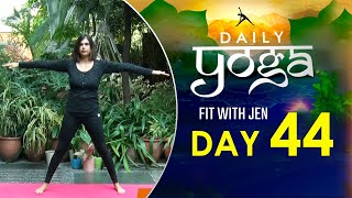 "Fit With Jen" || Daily Yoga Series || @8AM Daily on Dainik Savera TV