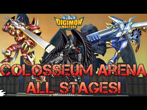 Digimon Masters Online - Colosseum Stadium (Normal) All Stages!