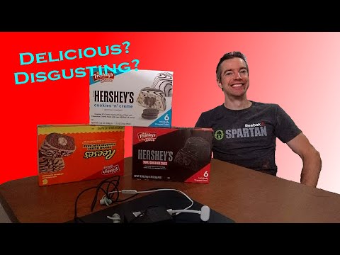 Trying all of Mrs. Freshley's Hershey's Cakes!