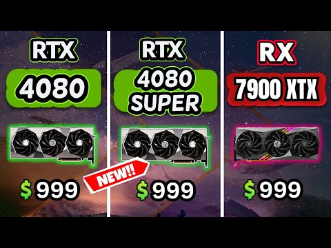 RTX 4080 vs 4080 SUPER vs RX 7900 XTX | Test in Games | 4K ULTRA