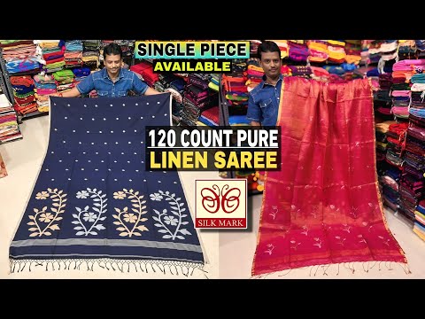 120 Count Pure Linen |Khadi Cotton | Mercerised Cotton |Mal Cotton Saree Manufacturer & Wholesaler