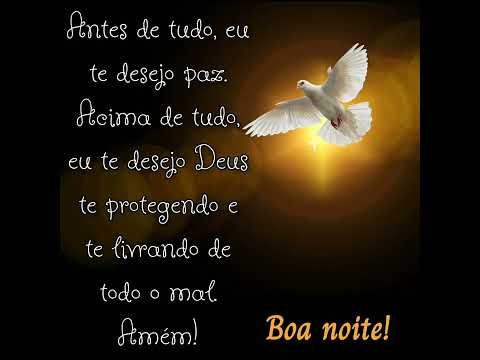 Mensagem de Boa noite! 🌜✨ abençoada Noite 🙏