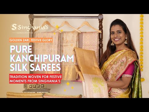 Celebrate Pongal & Sankranti with Kanjivaram Silk Sarees from Singhania’s!