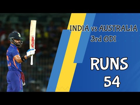 Virat Kohli batting today vs Australia in 3rd Odi || India vs Australia 3rd odi match ||#viratkohli