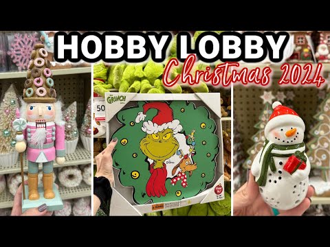 BRAND NEW ITEMS! Hobby Lobby Christmas Decor 2024 | Must Buy Christmas Decor at Hobby Lobby