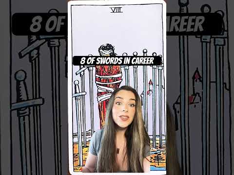 Tarot Cards in Career: 8 of Swords #tarot #tarotcardmeanings #8ofswords