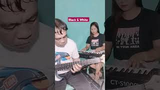 BLACK AND WHITE -COVER BY BUTZ AND RUBY GUITAR FINGERSTYLE INSTRUMENTAL COUPLEBAND