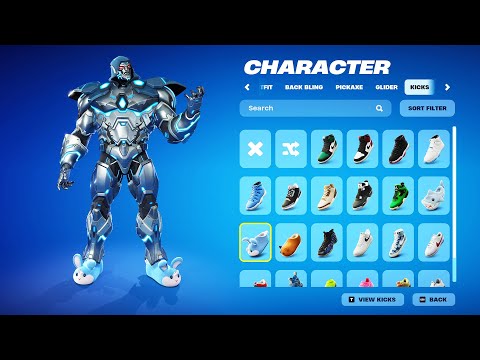 Fortnite Doom 2099 Skin with All Shoes.!