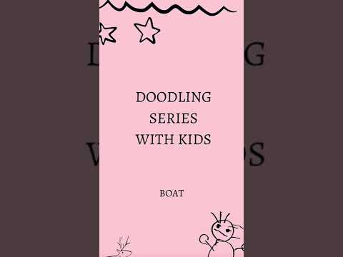 Easy Doodles for Kids | Simple Drawing for Beginners | How to draw a BOAT - Step by Step Guide