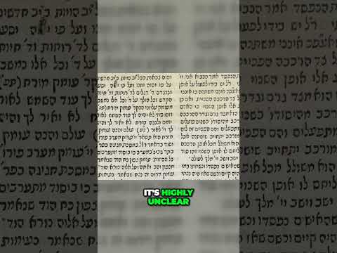 The Mysterious Sefer Yetzirah (Jewish Mysticism)