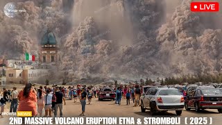 World In Shock! Hell in Italy 2nd Massive eruption of Stromboli volcano, Etna in Sicily! INGV Alert