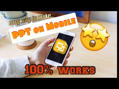 How to make a PPT on Mobile| Google slides| Full tutorial in English