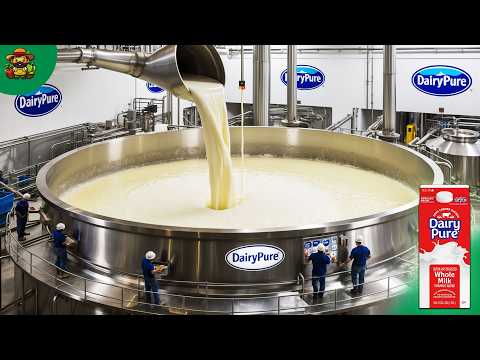 How They Process  Milk In Factory With Modern Food Processing Technology | How It's Made