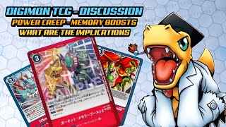 Digimon TCG | The Power Creep Discussion - Memory Boosts, What are the Implications?