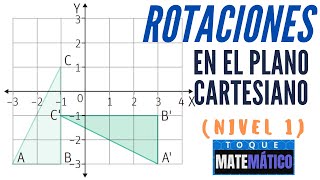 Rotaciones en el Plano Cartesiano ✔ 👌 [TRANSFORMACIONES ISOMETRICAS: ROTACIÓN]