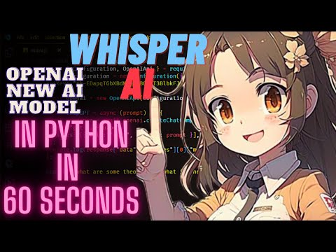 Whisper AI | Open AI New AI Model | How to use it in python in 60 Seconds