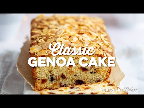 Classic Genoa Cake (Light and Fruity!) | Supergolden Bakes