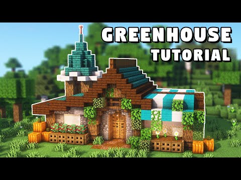 Minecraft Greenhouse Tutorial [How to Build]