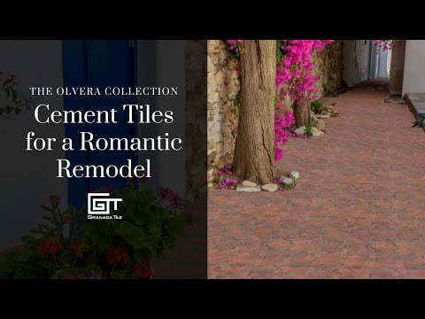 Cement Tiles for a Romantic Remodel