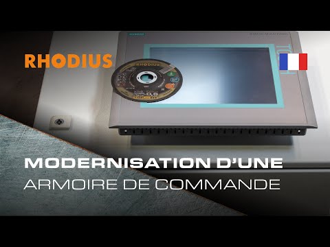 Modernisation d’une armoire de commande – Découpe d’une ouverture au d’un disque de tronçonnage