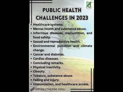 Public Health Challenges. #health #stayhealthy #staysafe #diseasefreelife  #2023