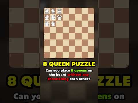 Can you FIND A SOLUTION for 8 QUEEN PUZZLE?