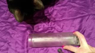 Hoodoo Glass Candle Reading: Vertical Wax Lines