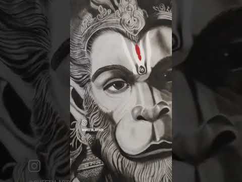 Hanuman ji drawing 💕 #art #drawing #sketch #artist #shorts #shortvideo